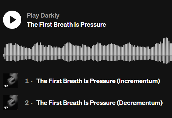 ‘The First Breath Is Pressure’: Electro-Acoustic/Metal Surfaces (Soundtrack, 2025)